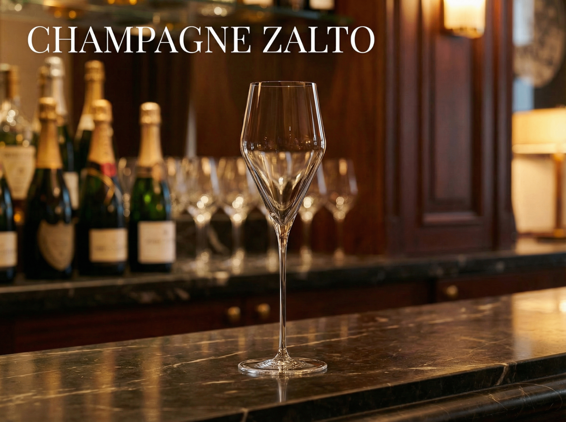 Zalto Champagne - Premium crystal wine glass for Champagne, Crémant. Tulip shape balancing aroma with mousse preservation.